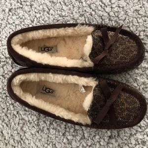 Ugg Rylee bronze slippers
